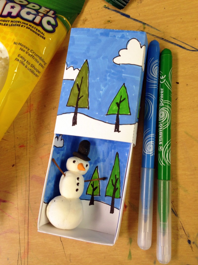 Snowman Matchbox