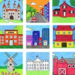 Building Drawing for Kids