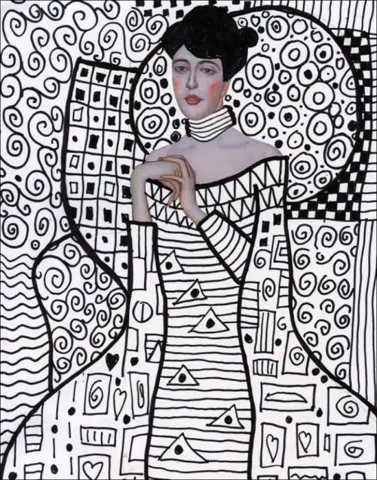 Easy Klimt Art Lesson: Having Fun with Patterns