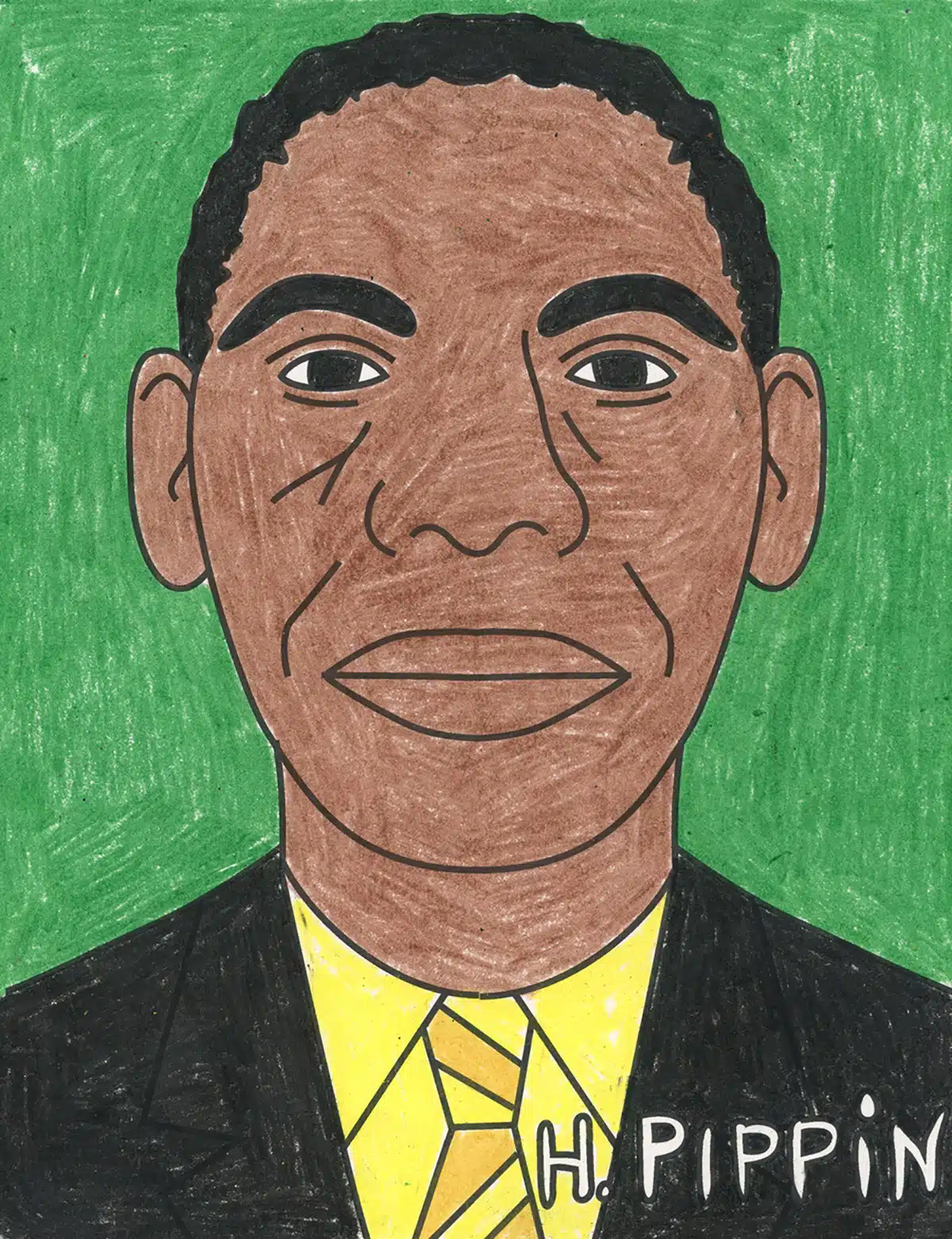 Black History Month Artists: Horace Pippin and a Horace Pippin Coloring Page