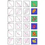 how to draw a leaf