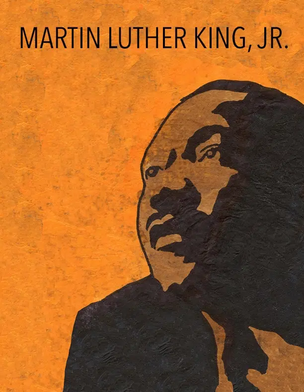 Martin Luther King Coloring Page