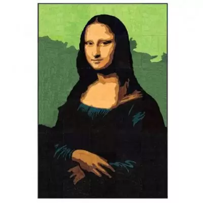 mona lisa mural