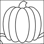 Pumpkin coloring page