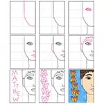 Self Portraits for Kids tutorial